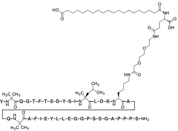 stucture of Retatrutide