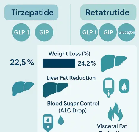 retatrutide VS tirzpetide retatrutide VS tirzpetide