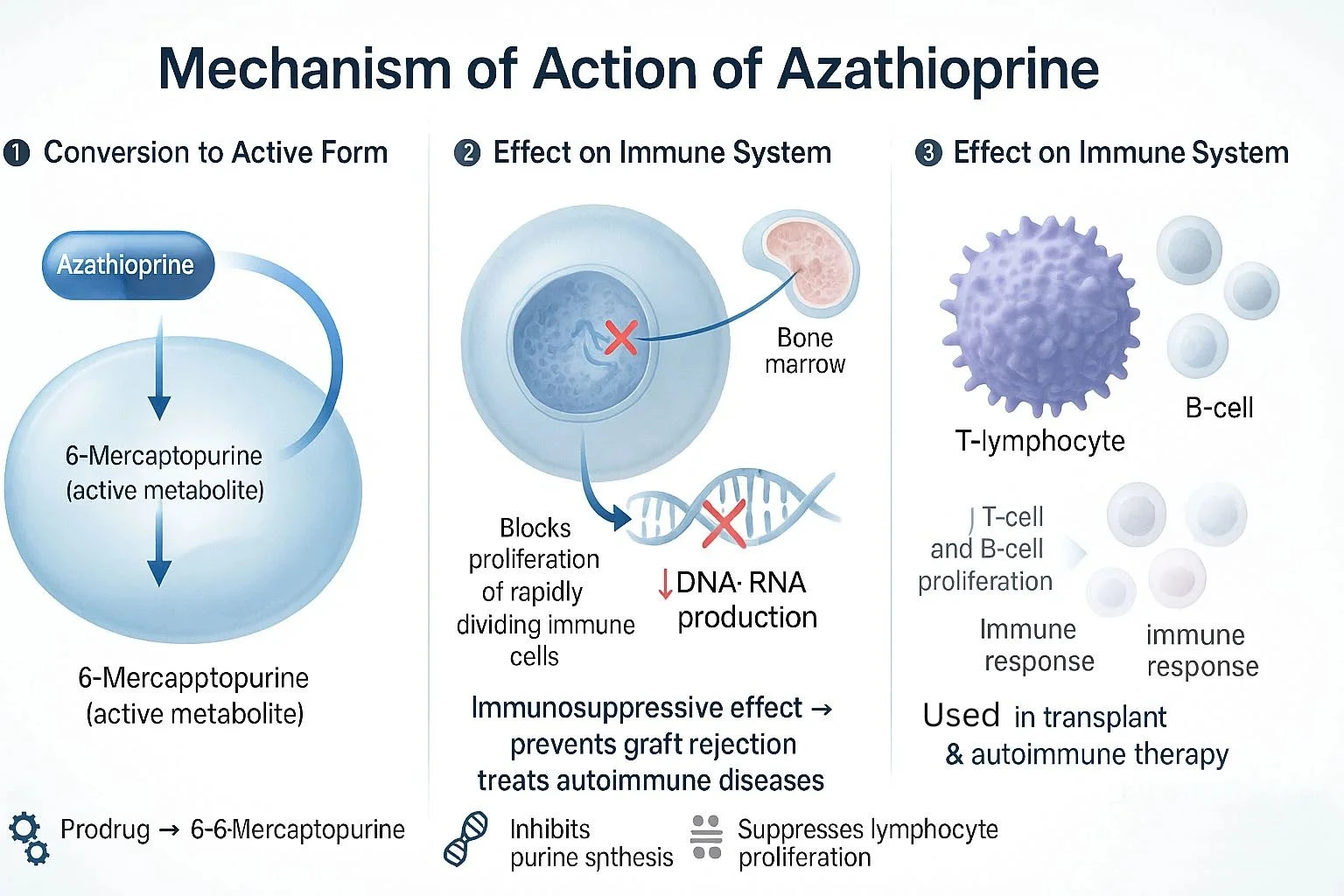 Research on the Mechanism of Azathioprine