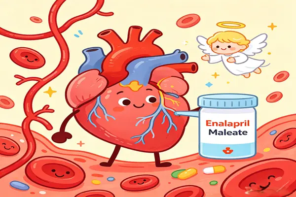 Enalapril Maleate regulates cardiac function