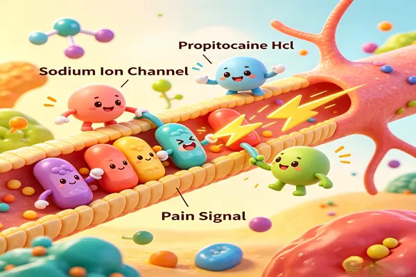 The role of Propitocaine HCl