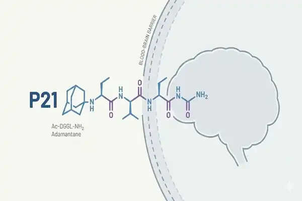 MF of P21 peptide