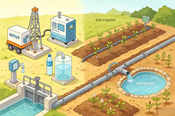 Developing a long-term water-saving development model