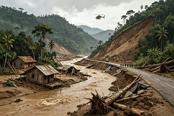 Disaster search and rescue and valley damage Disaster search and rescue and valley damage
