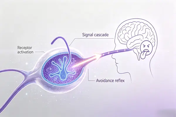 Denatonium Saccharide taste receptor signal transduction and avoidance reflex