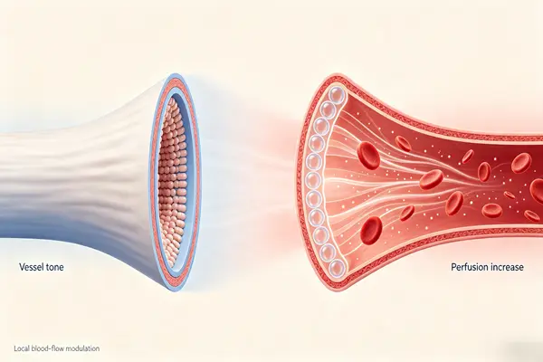 Local vasodilation and blood perfusion changes in Vardenafil Local vasodilation and blood perfusion changes in Vardenafil