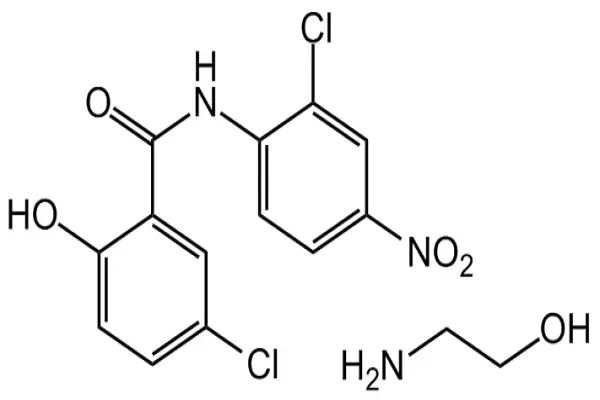 MF OF Niclosamide ethanolamine