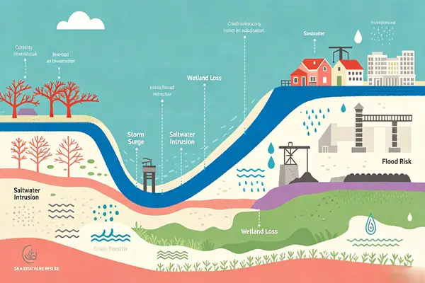 Coastal risks and seawater intrusion