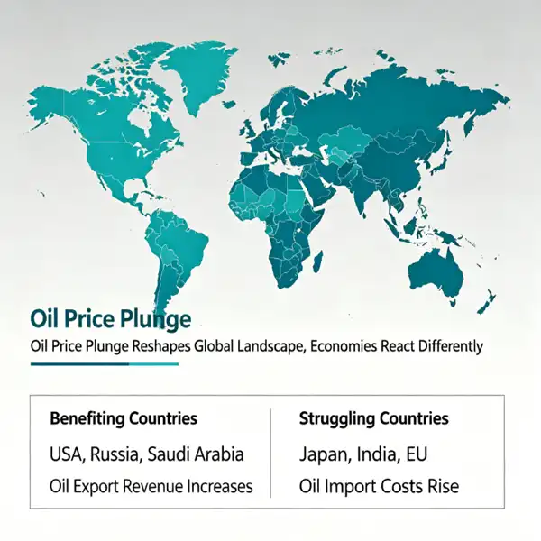 International oil prices fell sharply, with US crude oil dropping below $96 per barrel.