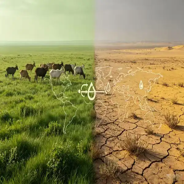 Up to half of the world's grasslands are degraded or at risk of degradation.