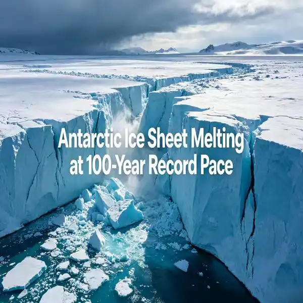 Ua heheʻe ka hau hau ʻAntarctic i kahi kiʻekiʻe loa i hoʻopaʻa ʻia i hoʻokahi kenekulia.
